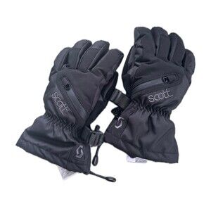 Scott Ultimate Pro Women's Snow Ski Hand Zip Faux Leather Palm Insulated Gloves